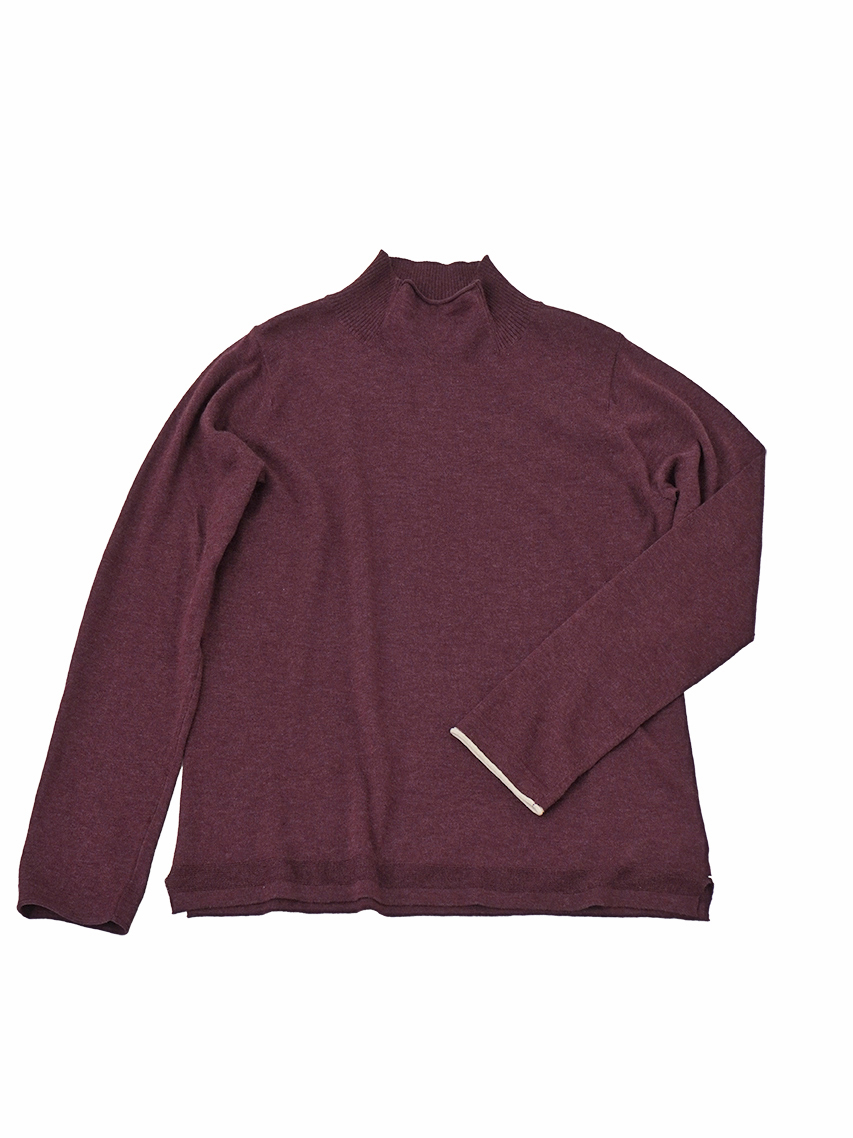 １４Ｇトップコットン　タートル襟プルオーバー