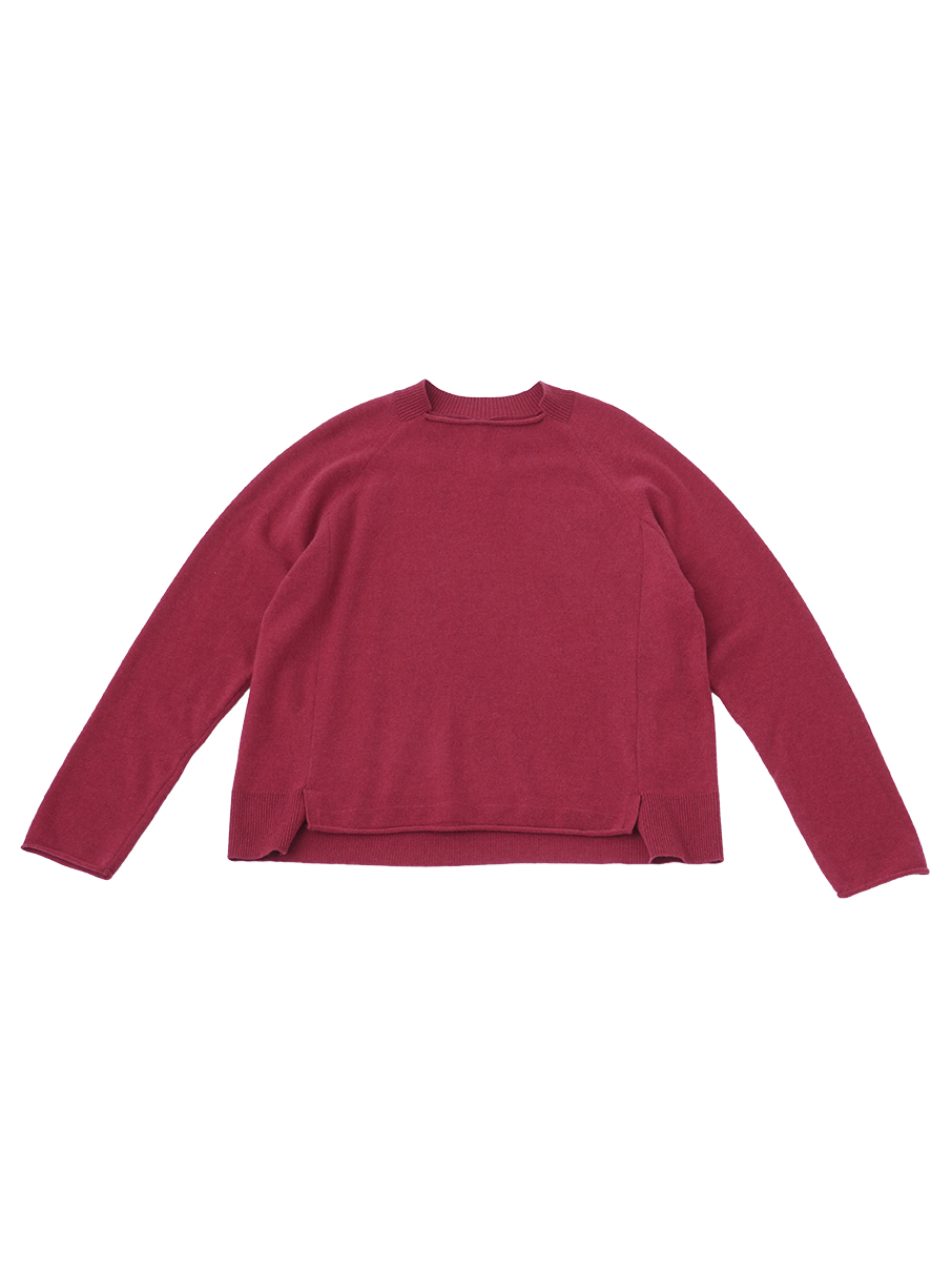 １２Ｇウルグアイウール　クルー襟プルオーバー