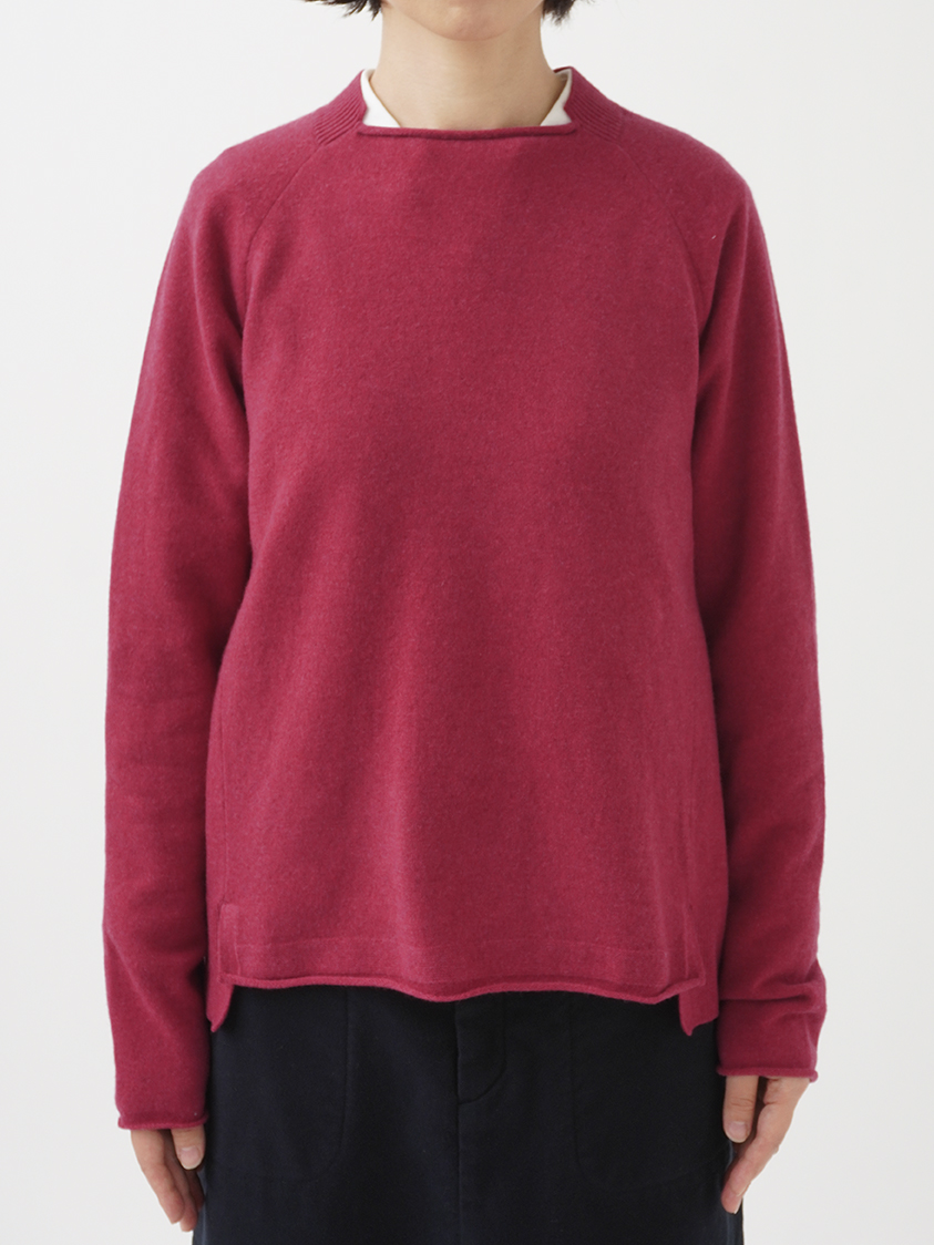 12Gウルグアイウール クルー襟プルオーバー