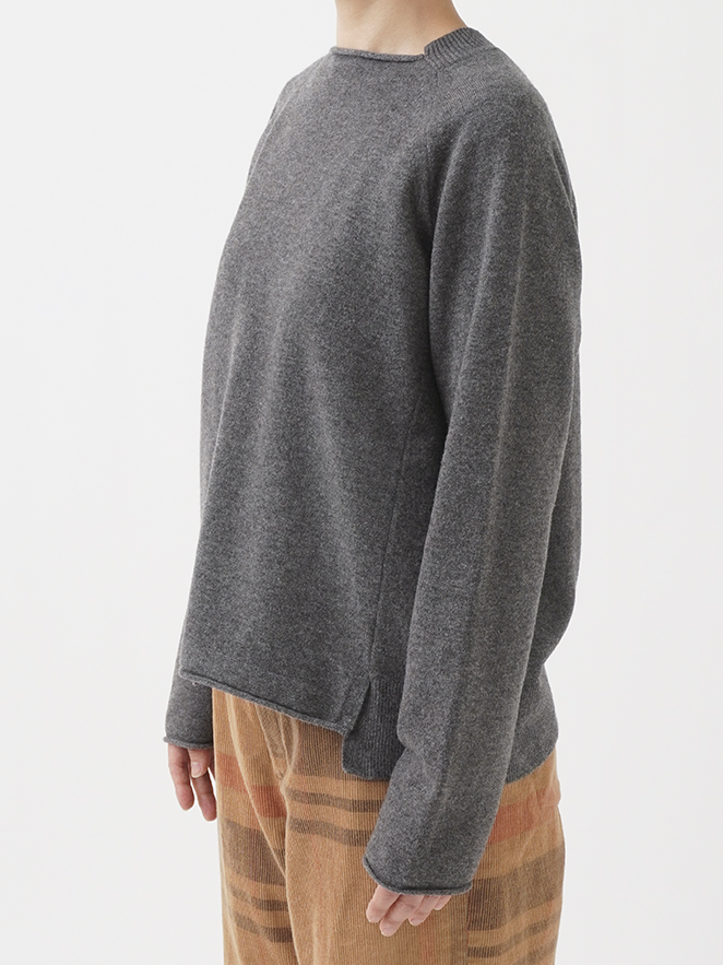 12Gウルグアイウール クルー襟プルオーバー