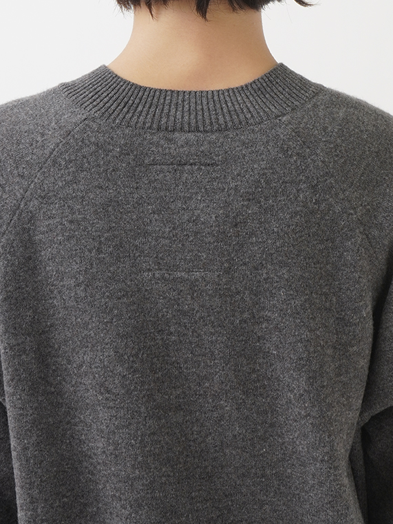 12Gウルグアイウール クルー襟プルオーバー