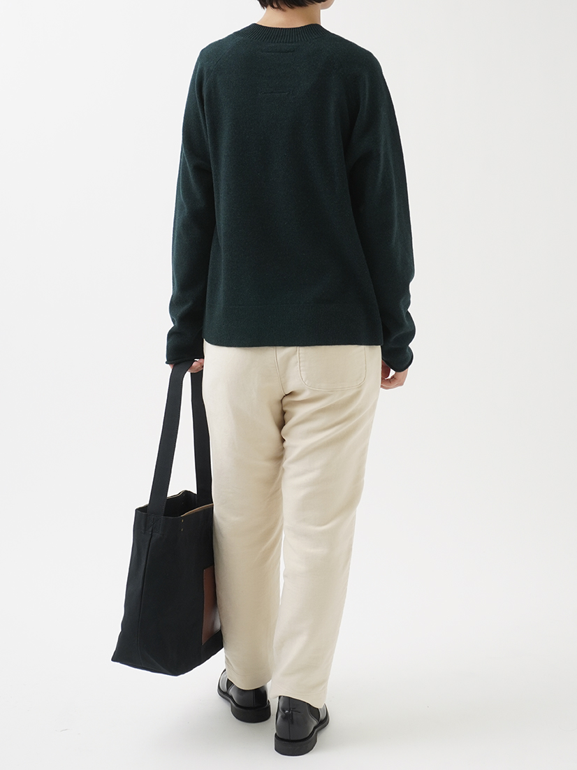 12Gウルグアイウール クルー襟プルオーバー