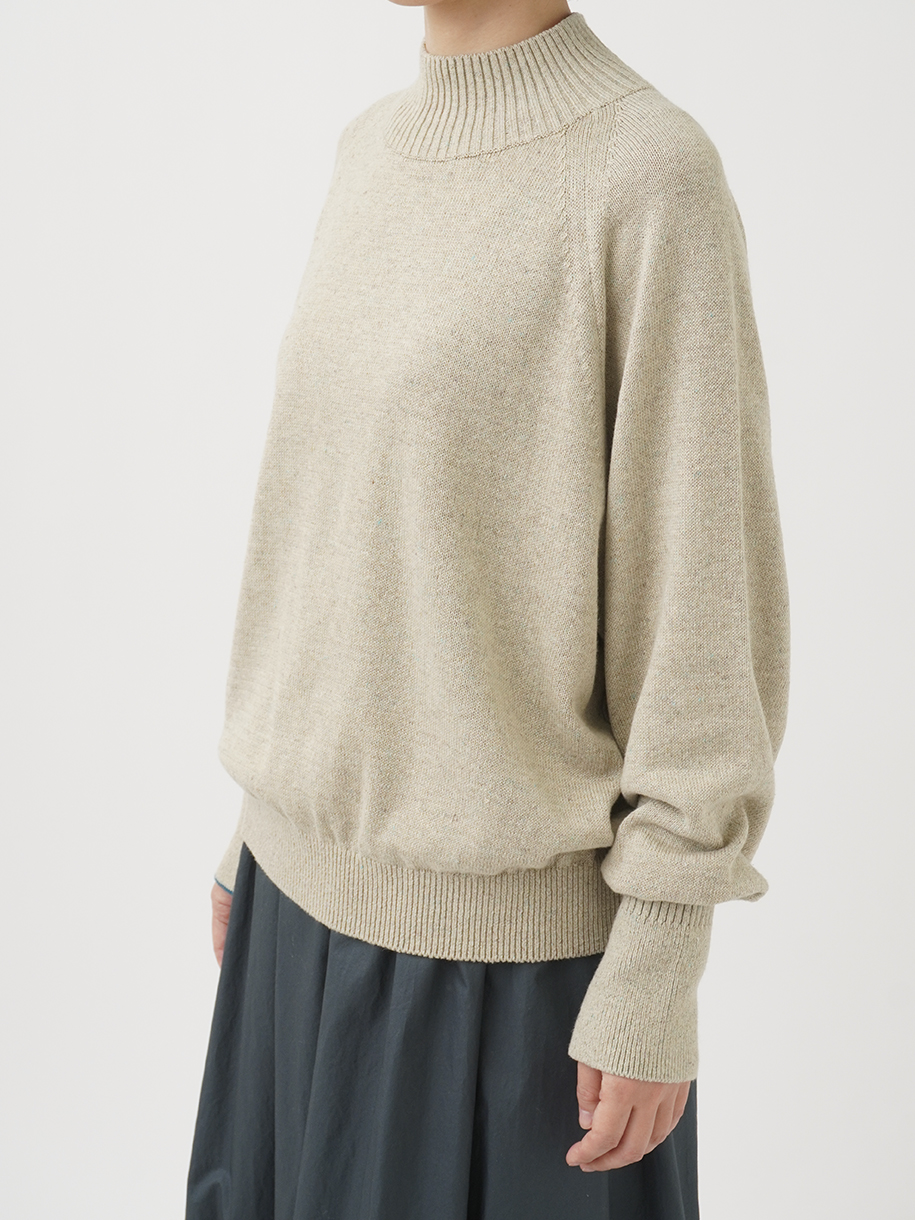 7Gケンプニット タートル襟プルオーバー 7Gケンプニット タートル襟プルオーバー
