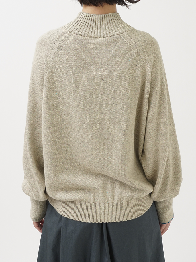 7Gケンプニット タートル襟プルオーバー