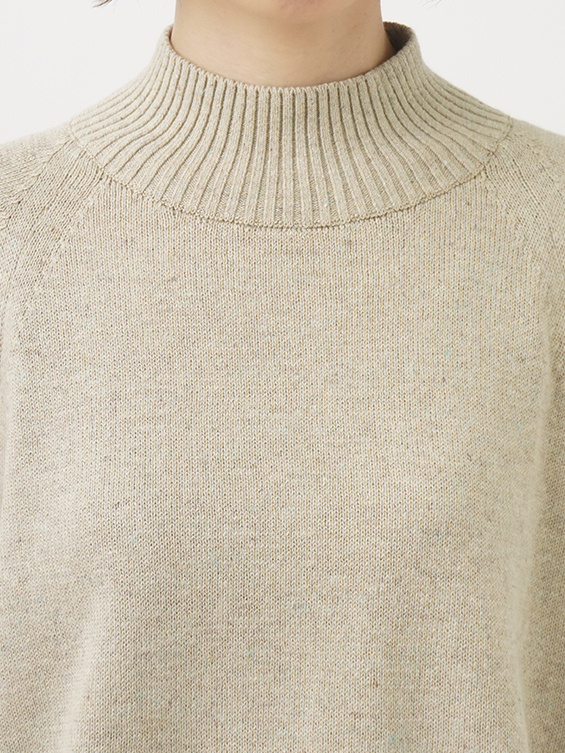 7Gケンプニット タートル襟プルオーバー