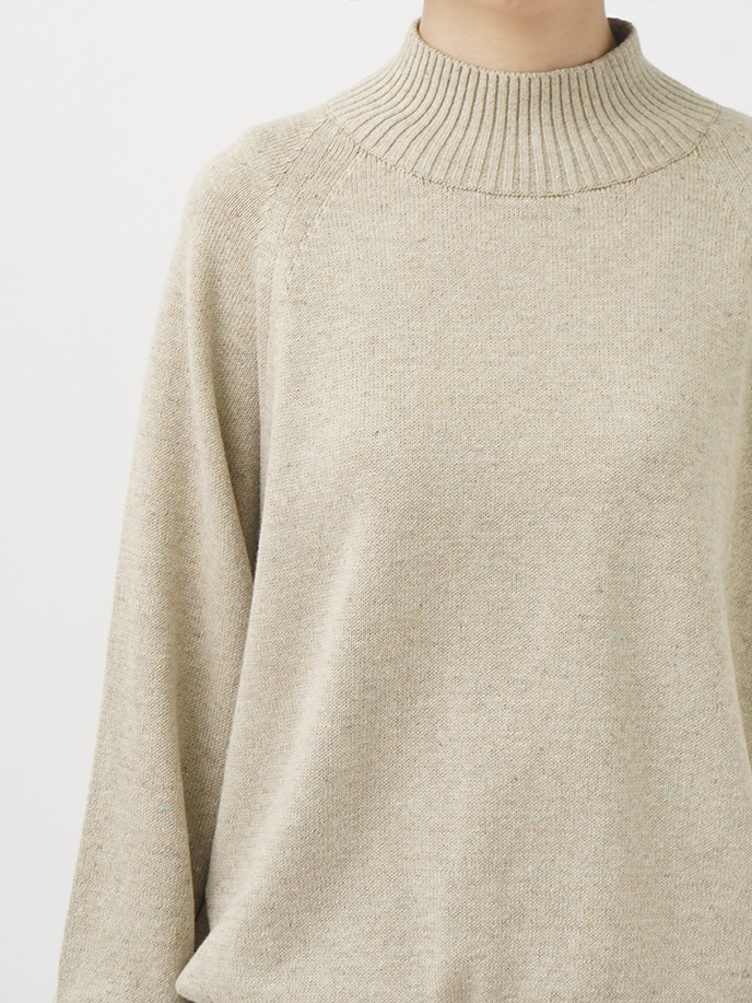 パラスパレス　14GニットTタートル襟プルオーバー　サイズ3 オフホワイト 7Gケンプニット タートル襟プルオーバー