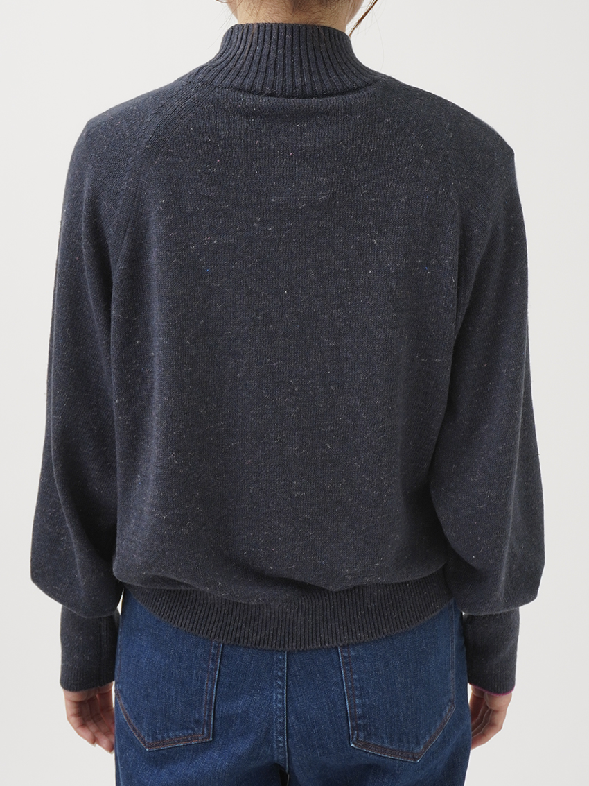 7Gケンプニット タートル襟プルオーバー