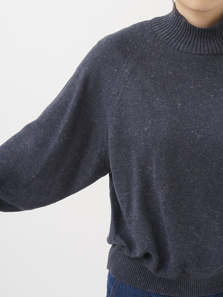 7Gケンプニット タートル襟プルオーバー