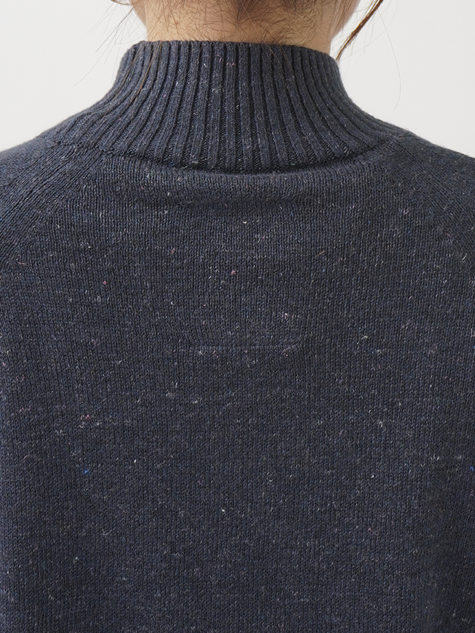 7Gケンプニット タートル襟プルオーバー