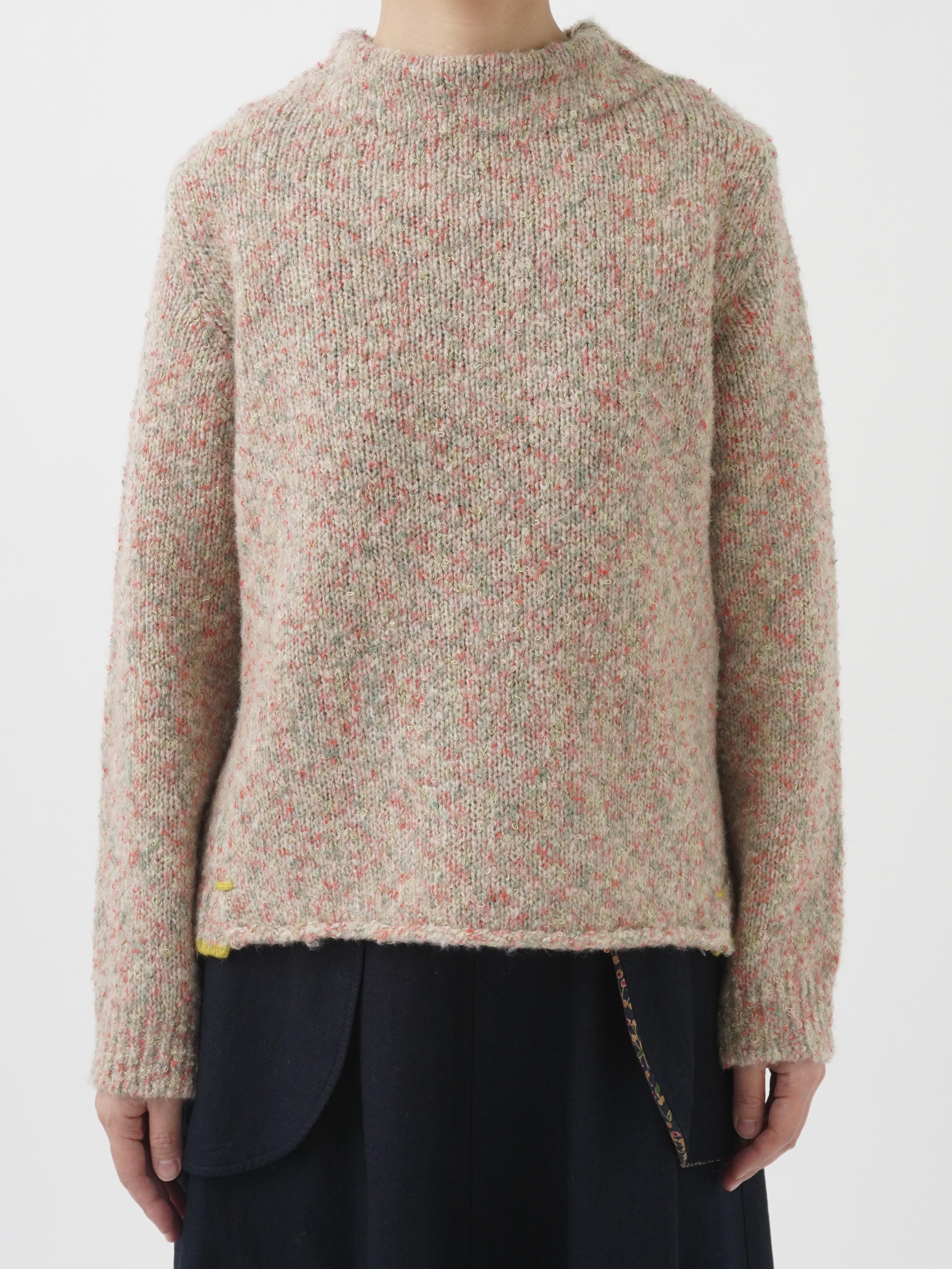 2023 パラスパレス　ミックスカラー　ニット　プルオーバー　ボトルネック 2023 パラスパレス ミックスカラー ニット プルオーバー ボトルネック