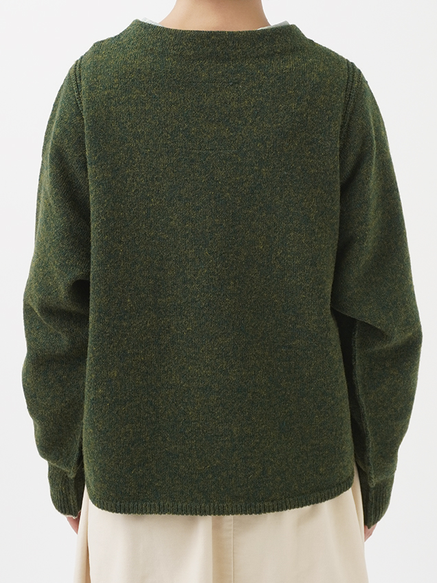 8Gソフトローモンド ボトル襟プルオーバー