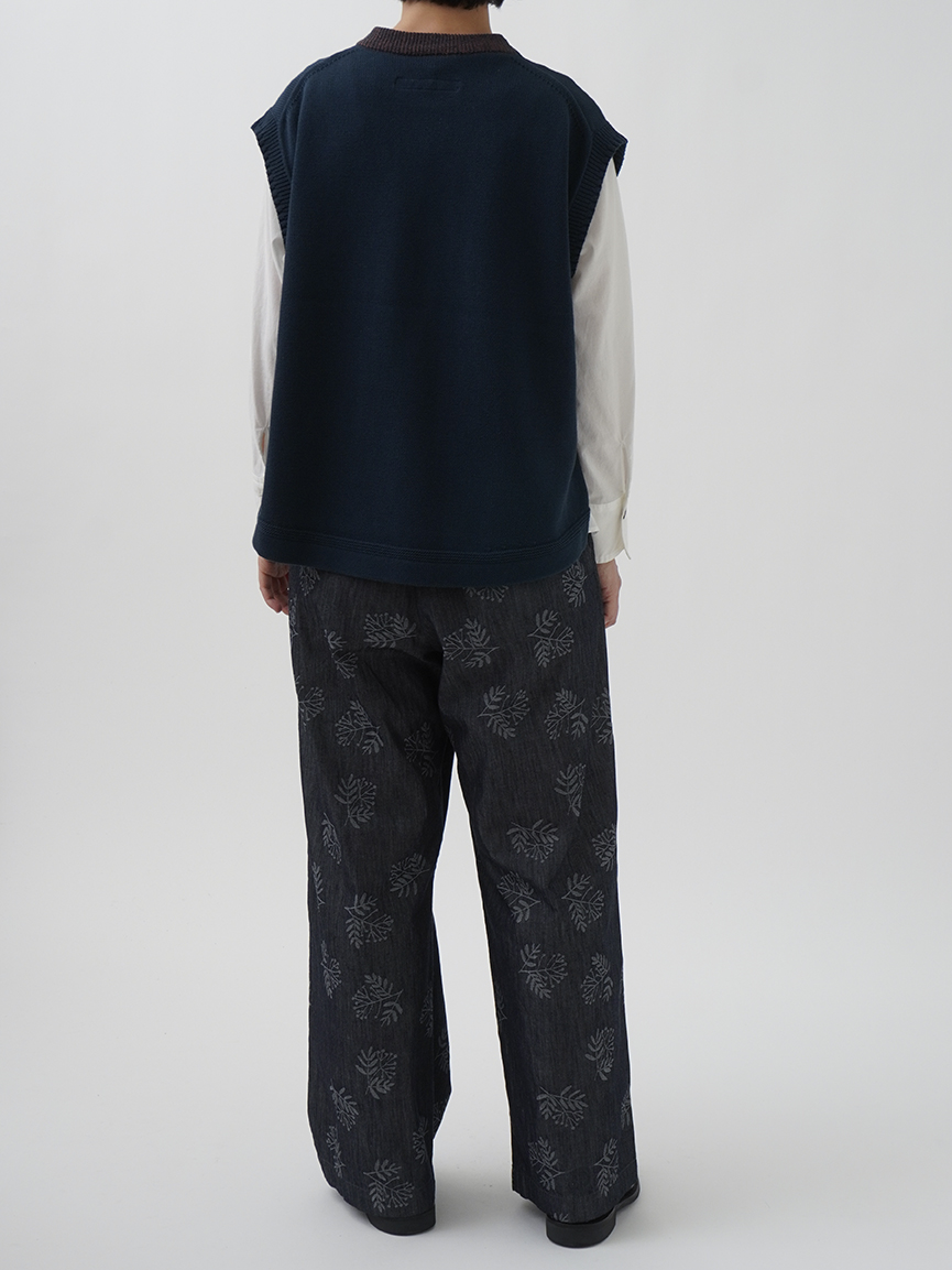 Nemeth コットンポリ デザインベスト 楽天市場】返品交換 送料無料 ニットベスト トップス ジレ 体型