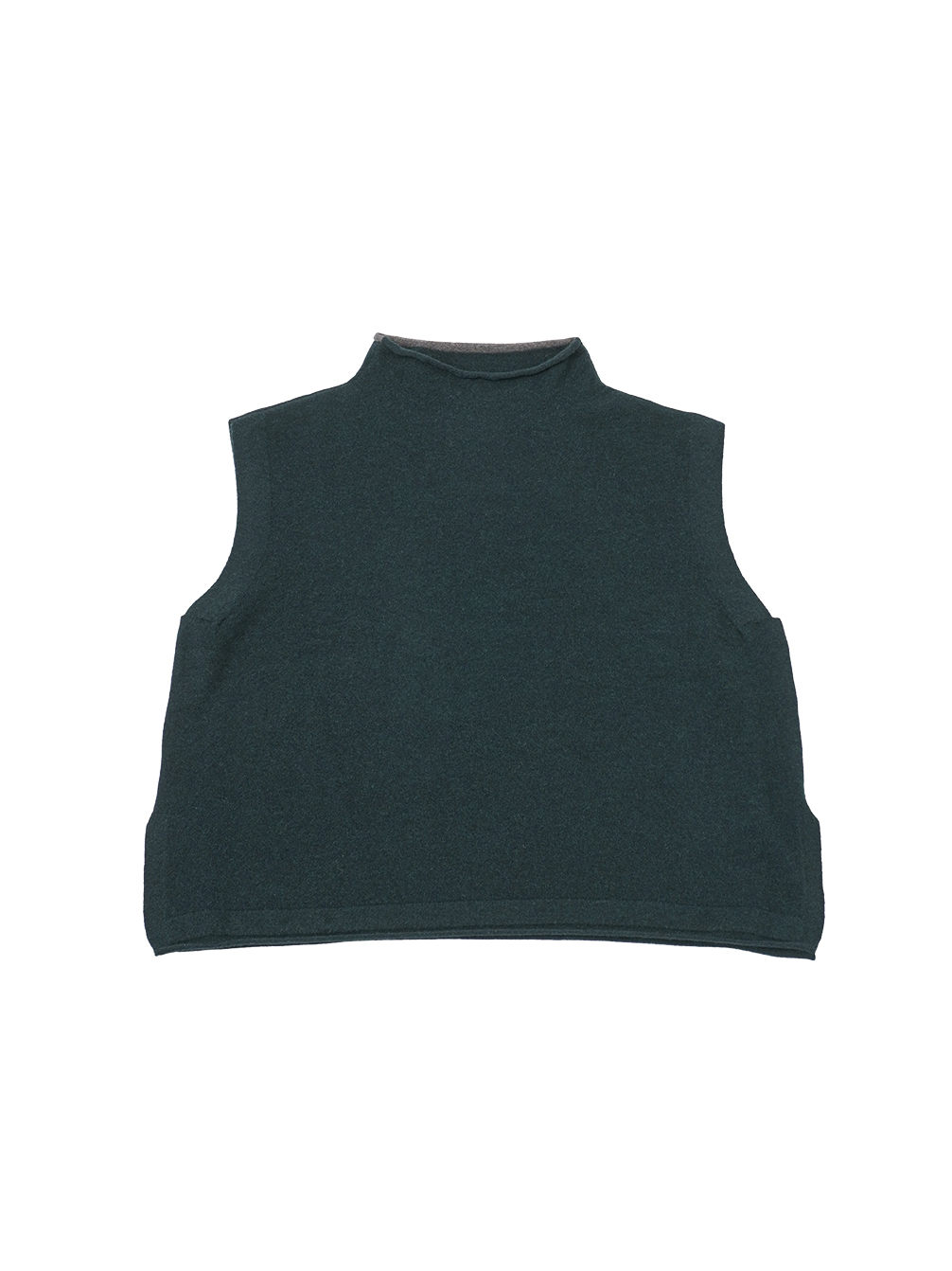１２Ｇウルグアイウール　ボトル襟ベスト