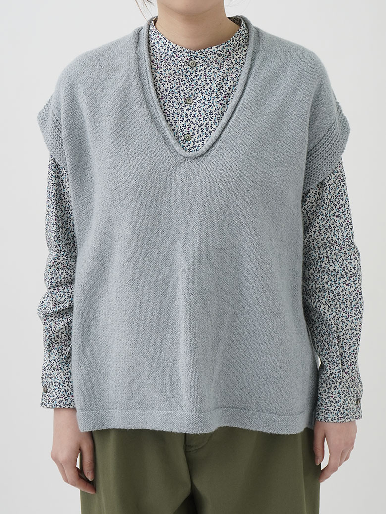 5Gやわらかコットン オーバーサイズベストネックベスト