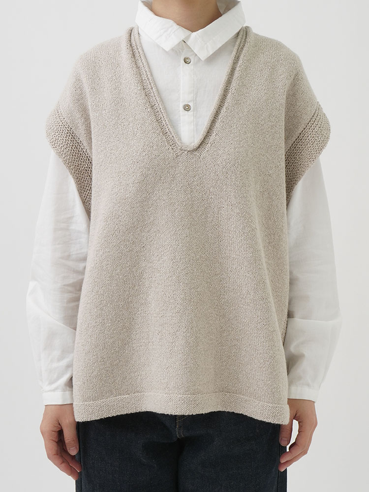 パラスパレス コットンニットベスト パラスパレス 綿ニット pal'las palace パラスパレス ニットベスト