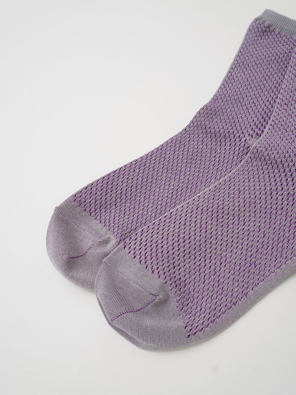 ごまです 64／2綿コーマ メッシュソックス