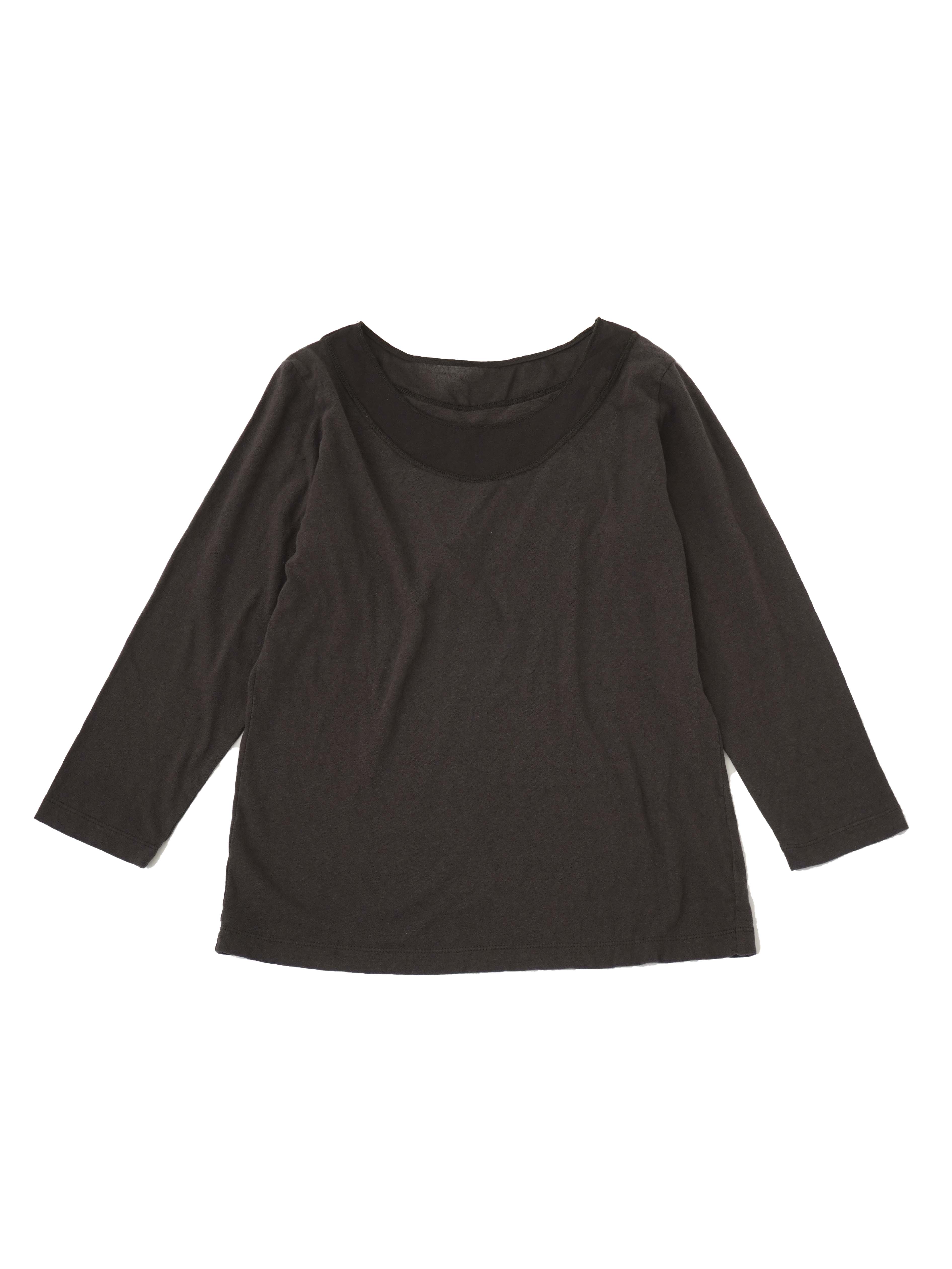 ラフィ天竺製品染7分袖Tシャツ