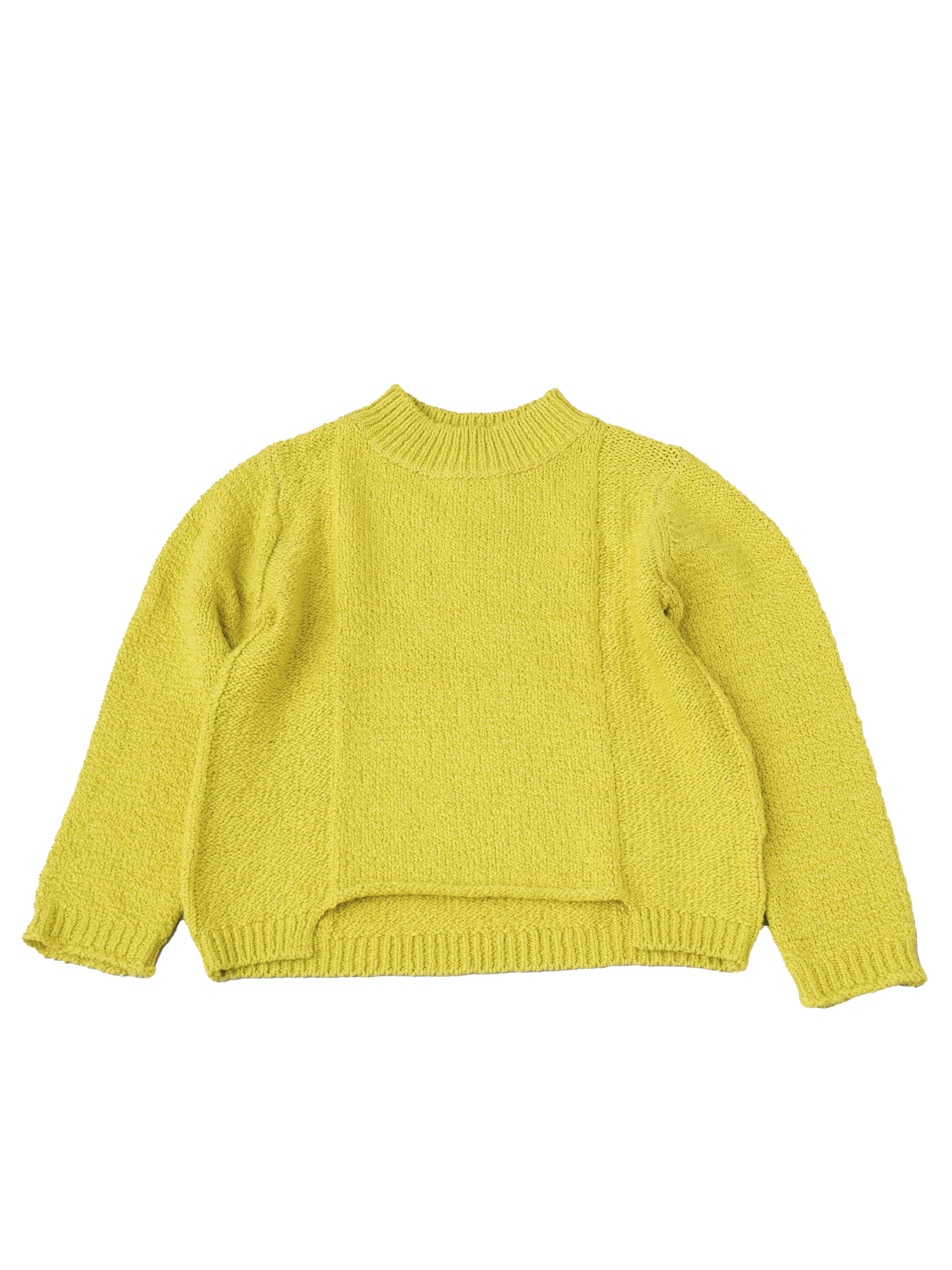 3Ｇロービングコットンボトルネックプルオーバー