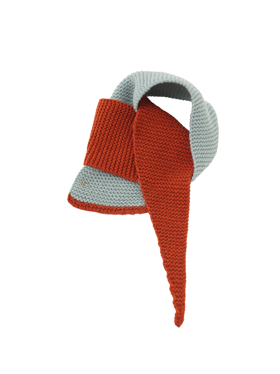 2／20ラムウール とんがりマフラー