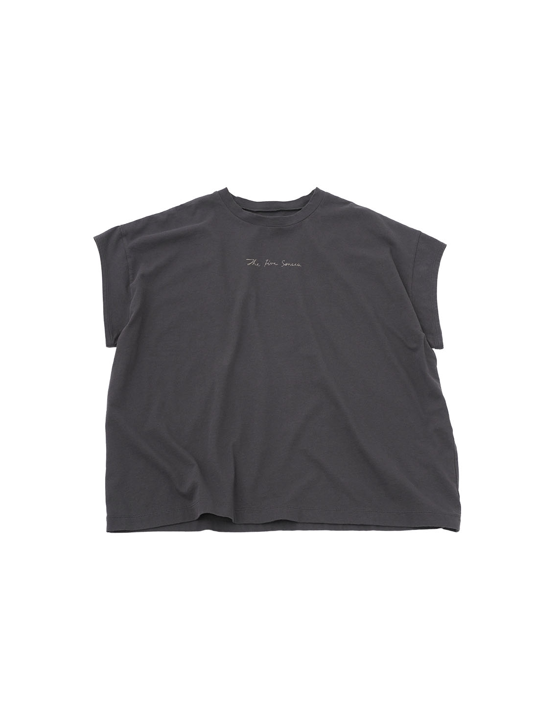 ３０／－ナチュラルソフト天竺　ワイドスリーブ刺繍Ｔシャツ