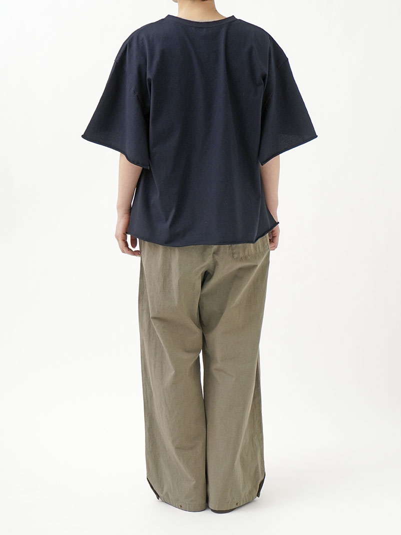60／2強撚SZ天竺 ポンチョTシャツ