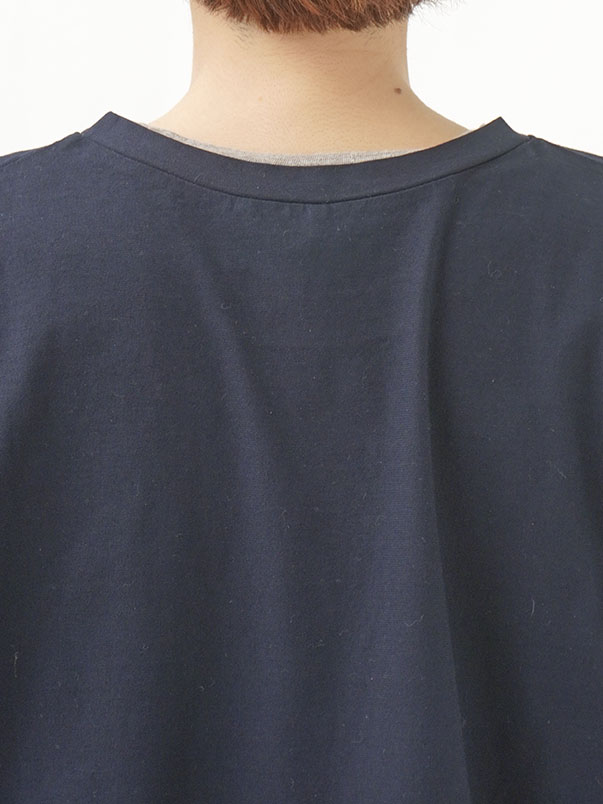 60／2強撚SZ天竺 ポンチョTシャツ