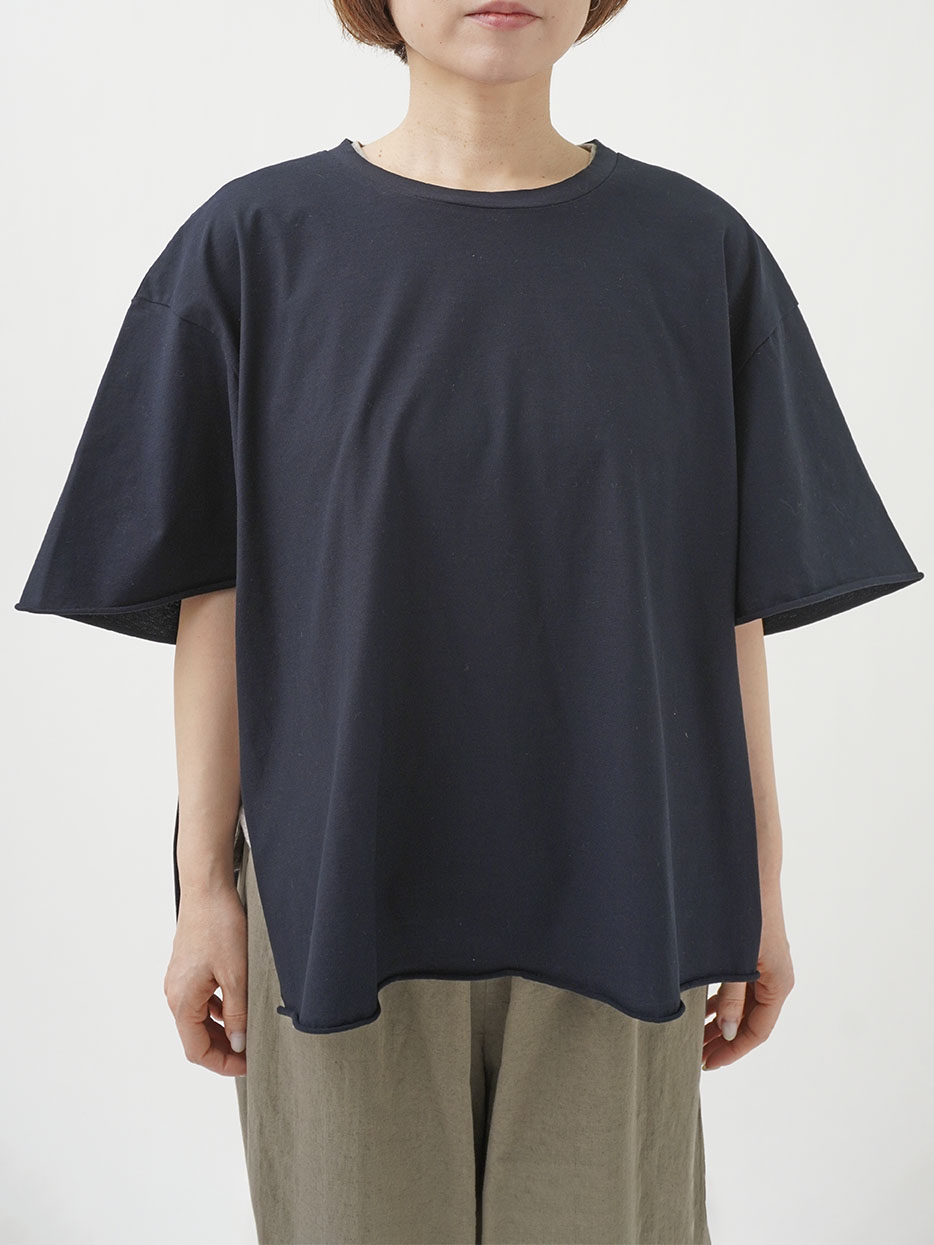 ちょぼ 60／2強撚SZ天竺 ポンチョTシャツ
