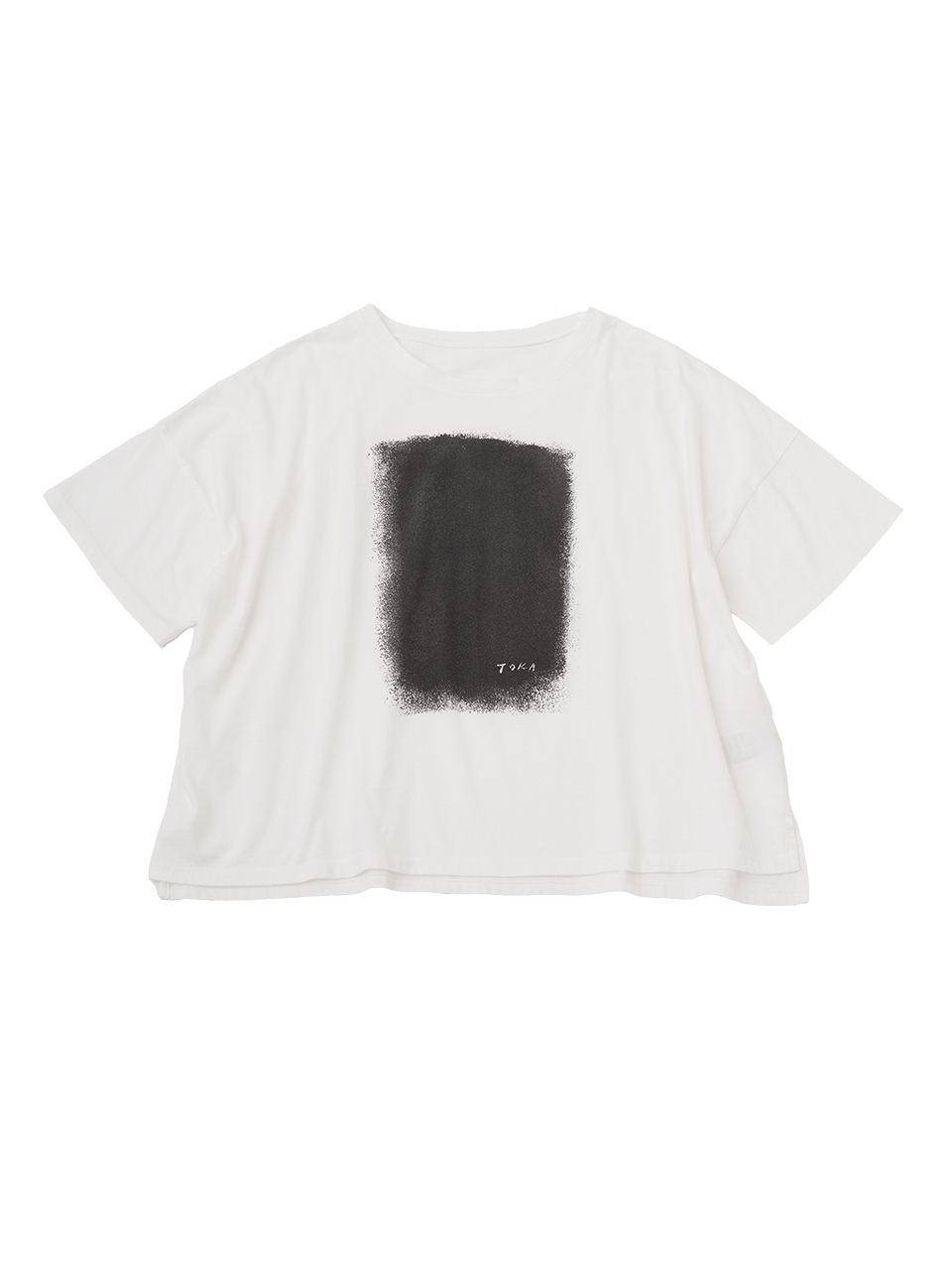 ３０／－ナチュラルソフト天竺　窓プリントＴシャツ