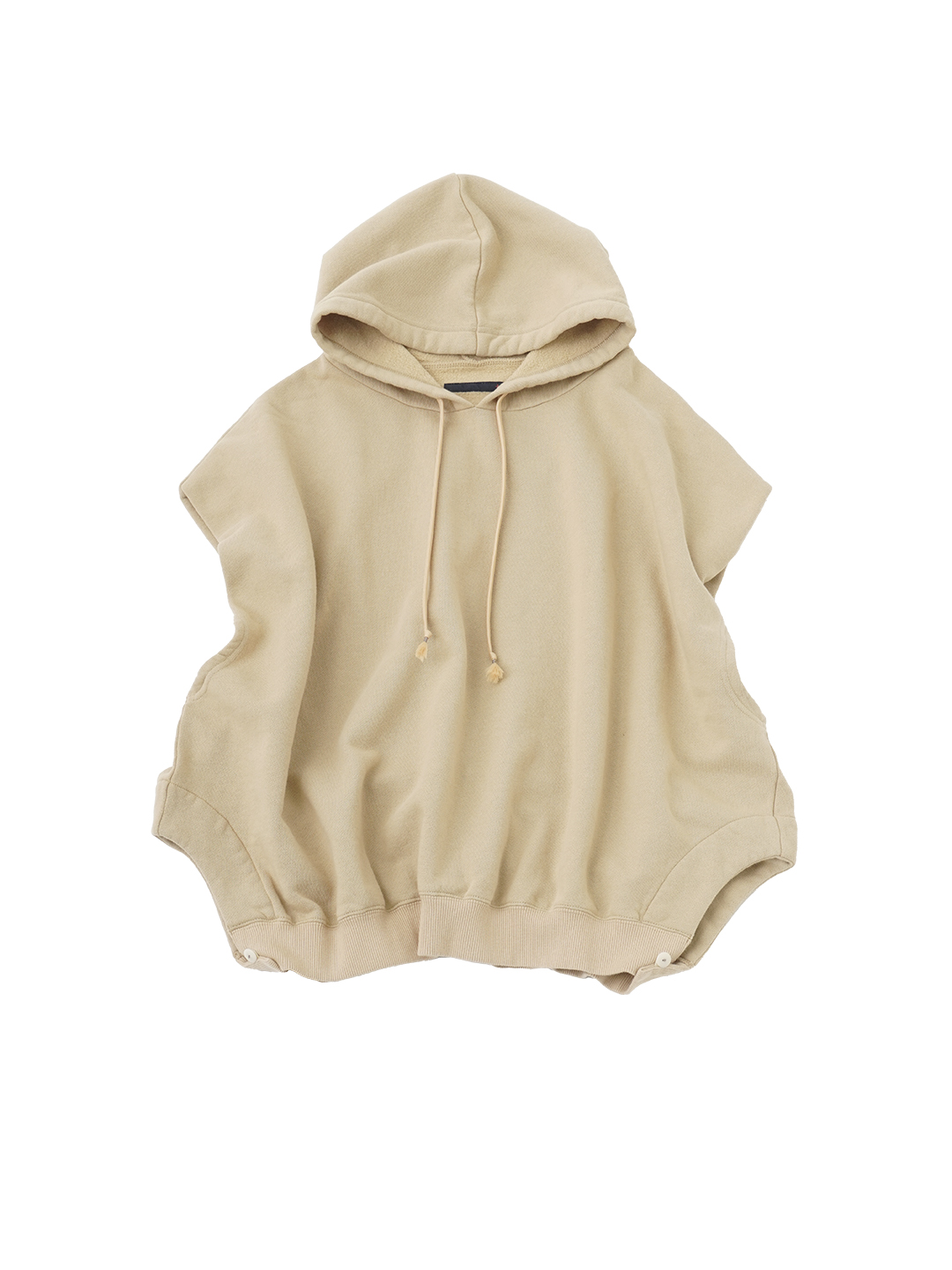 ３０／１０タンブラー起毛　フレンチ袖パーカー