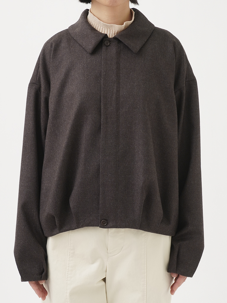 2／60ハイカウントフラノ バルーンブルゾン