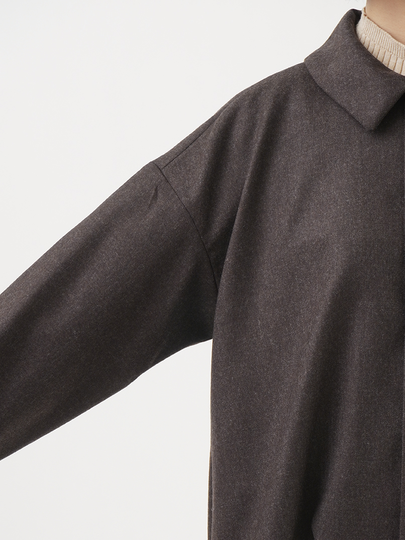 2／60ハイカウントフラノ バルーンブルゾン