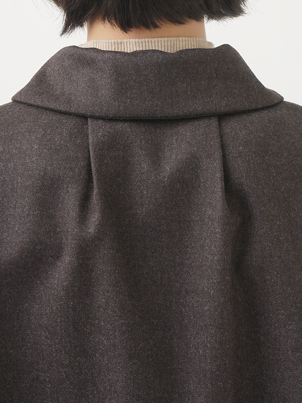 2／60ハイカウントフラノ バルーンブルゾン