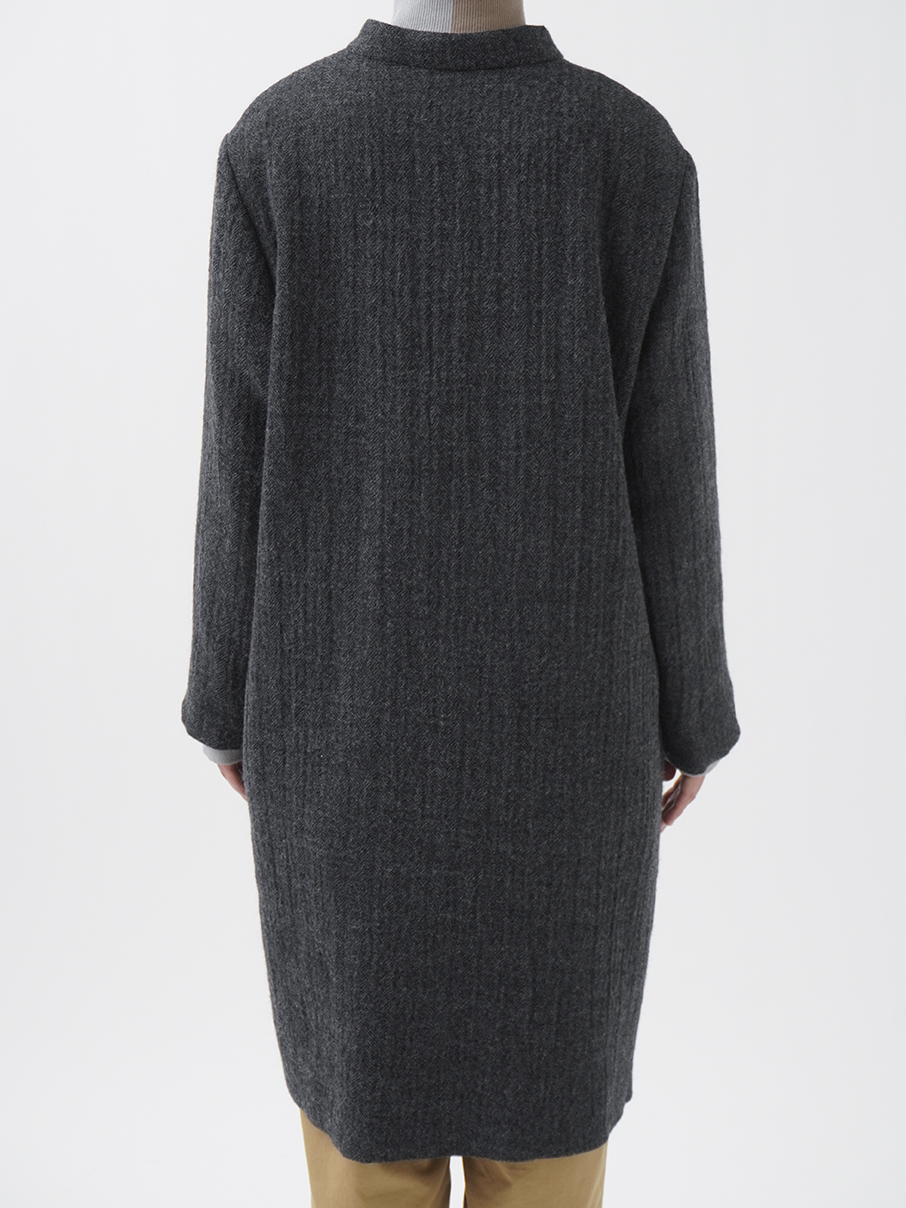 【専用ページ】PRISTINE アルパカヘリンボン コート ガーゼヘリンボン 軽いコート