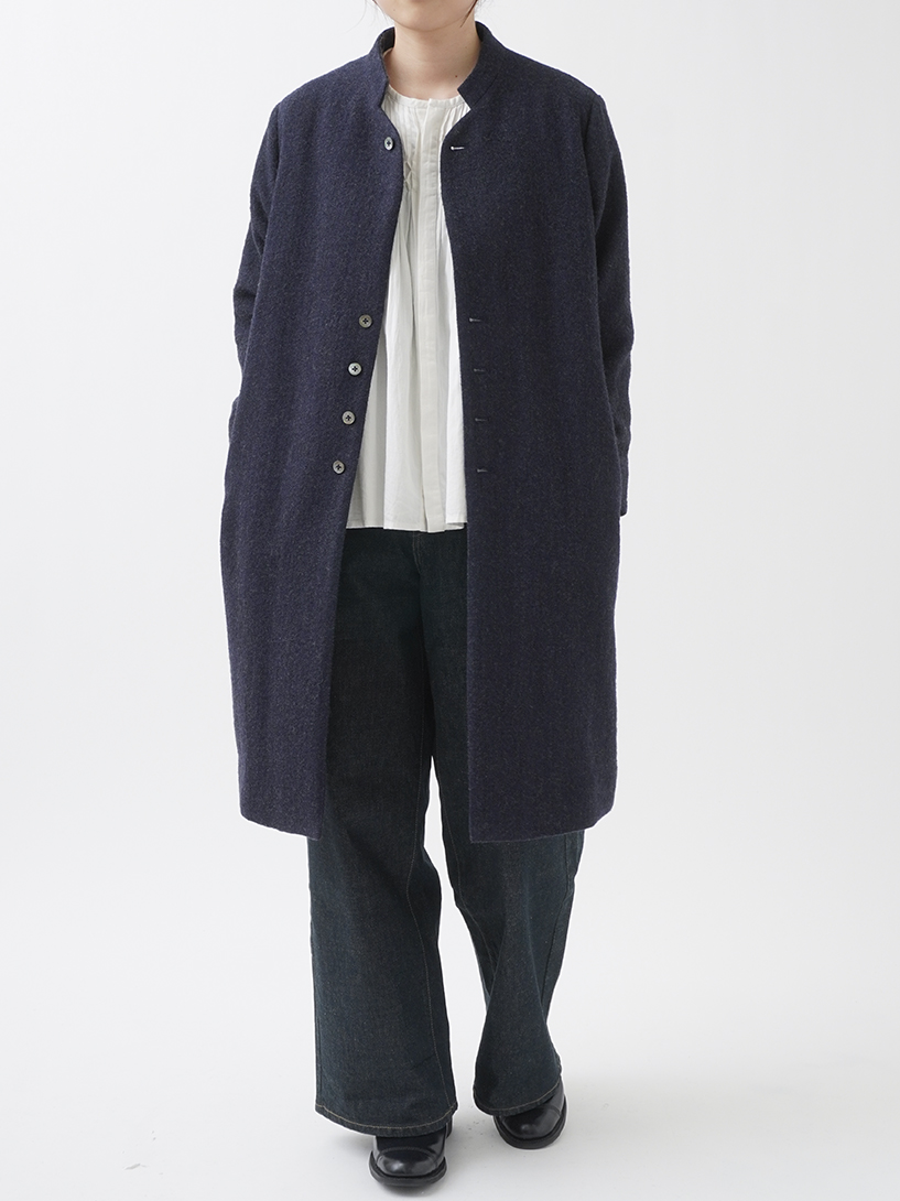 ウールガーゼヘリンボン 軽いコート ガーゼヘリンボン 軽いコート