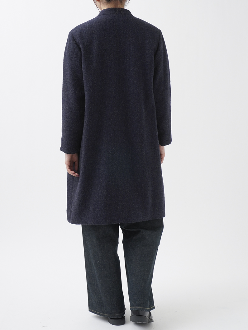 ガーゼヘリンボン 軽いコート