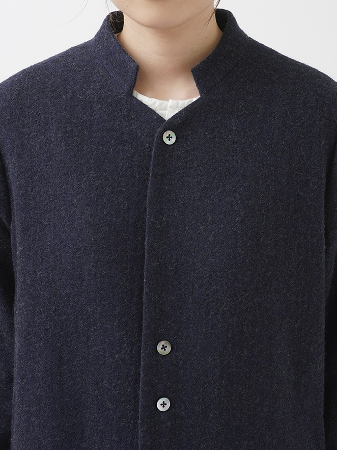 ウールガーゼヘリンボン 軽いコート ガーゼヘリンボン 軽いコート