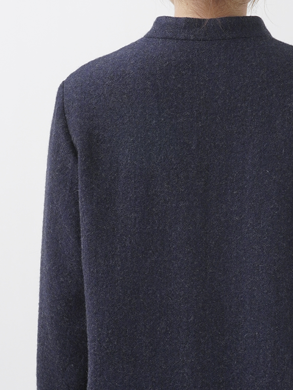 ガーゼヘリンボン 軽いコート