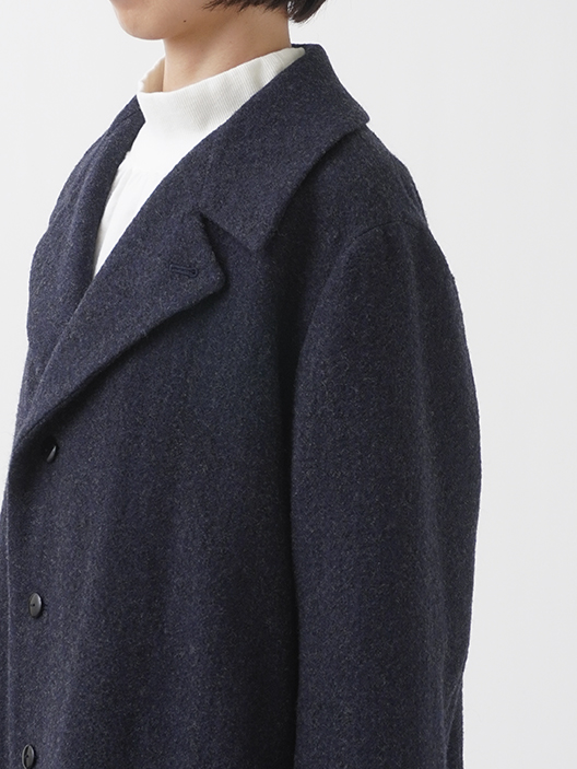 ガーゼヘリンボン 軽いゆったりコート