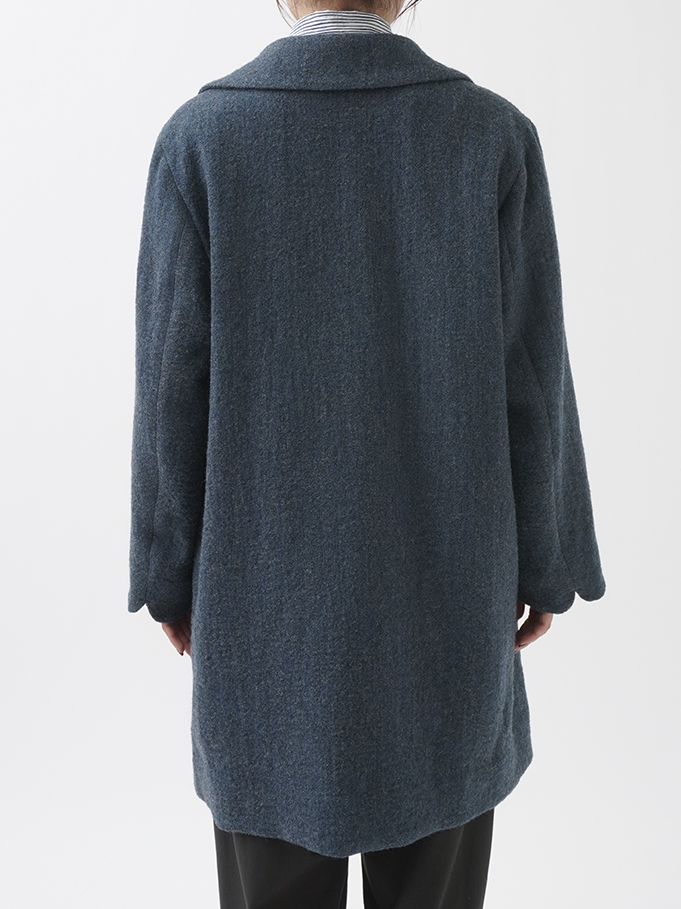 ウールガーゼヘリンボン 軽いコート ガーゼヘリンボン 軽いコート