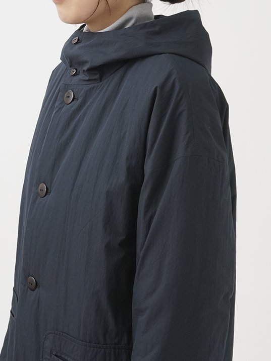 綿ナイロンダンプ フード付裏キルトコート 綿ナイロンダンプ フード付裏キルトコート