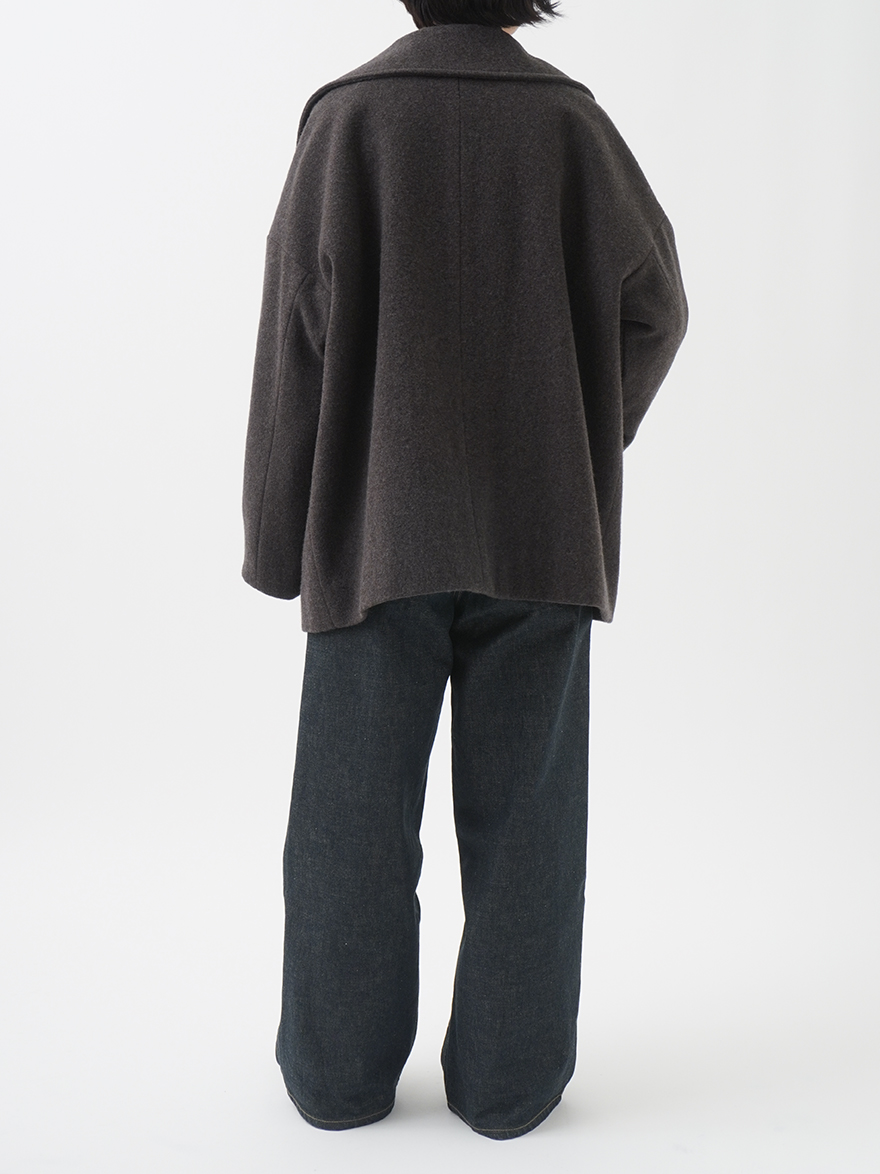 専用≪新品同様≫【ドルチェアンドガッバーナ】ラムウールピーコート Lサイズ ラムウールビーバー ゆったりPコート