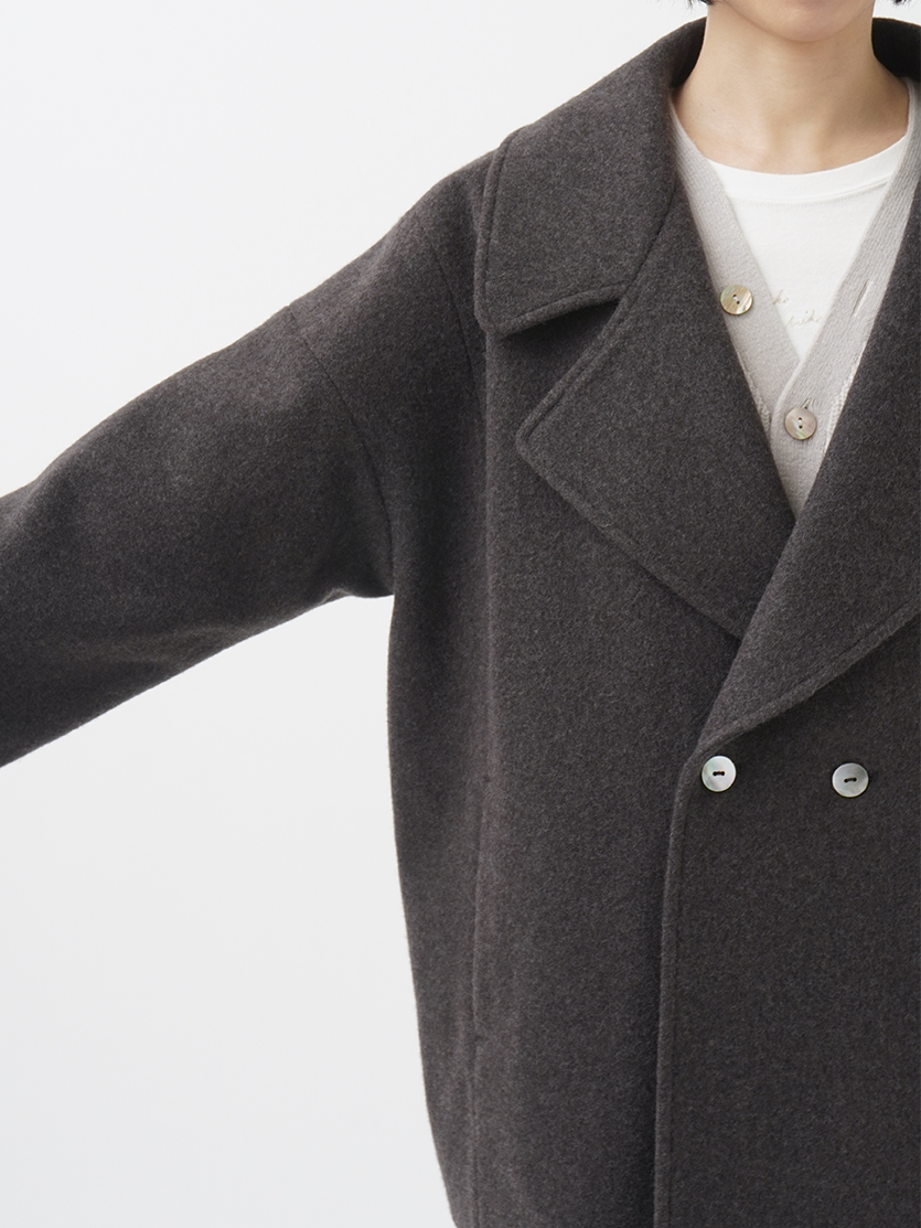 ラムウールビーバー ゆったりPコート
