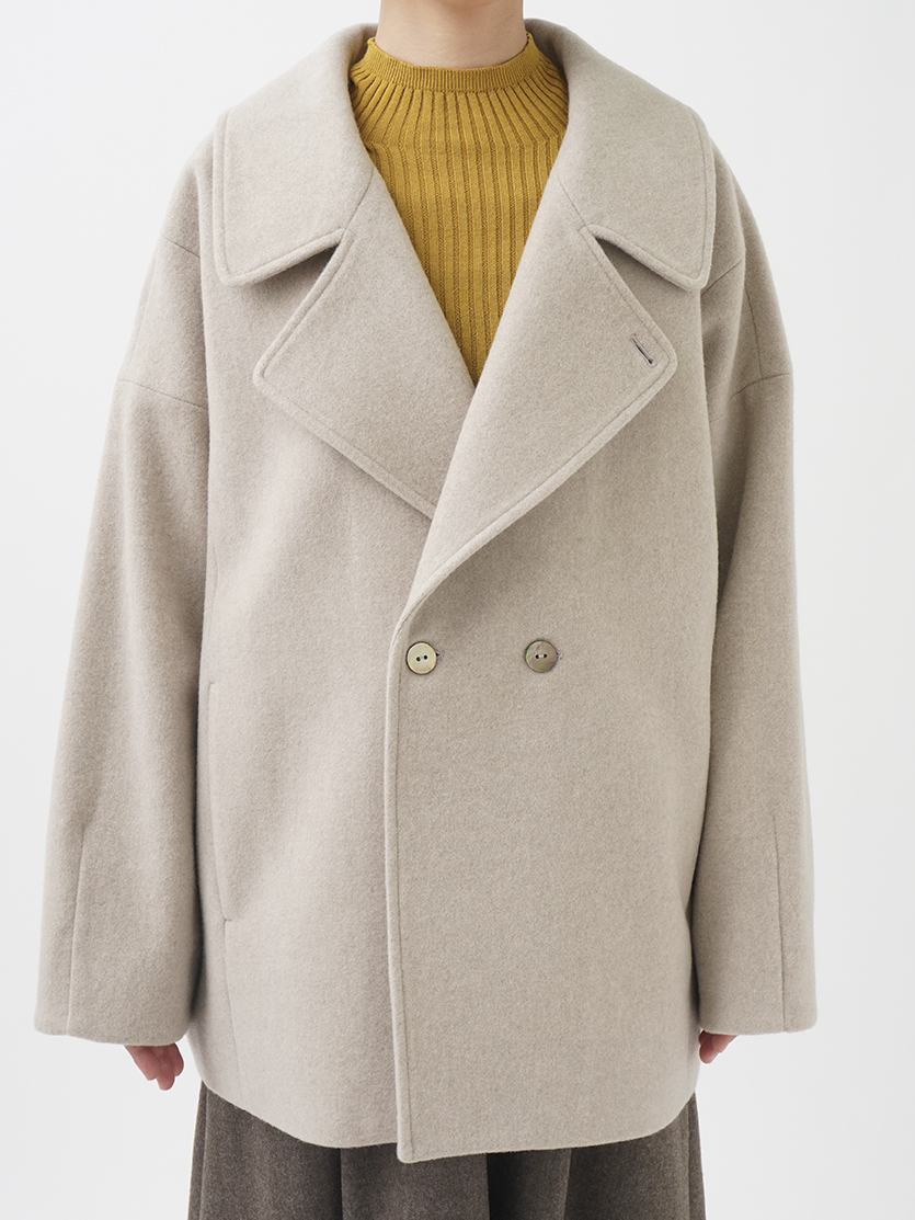 ラムウールビーバー ゆったりPコート