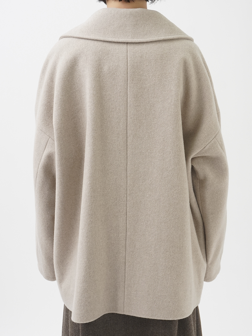 ラムウールビーバー ゆったりPコート