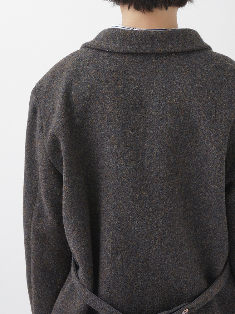 トラディショナルウールヘリンボン 5つ釦ジャケット