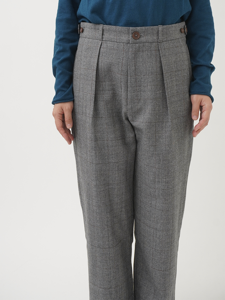 Spick and span  グレンチェック　テーパードパンツ Amazon.co.jp: Spick and span グレンチェック テーパードパンツ