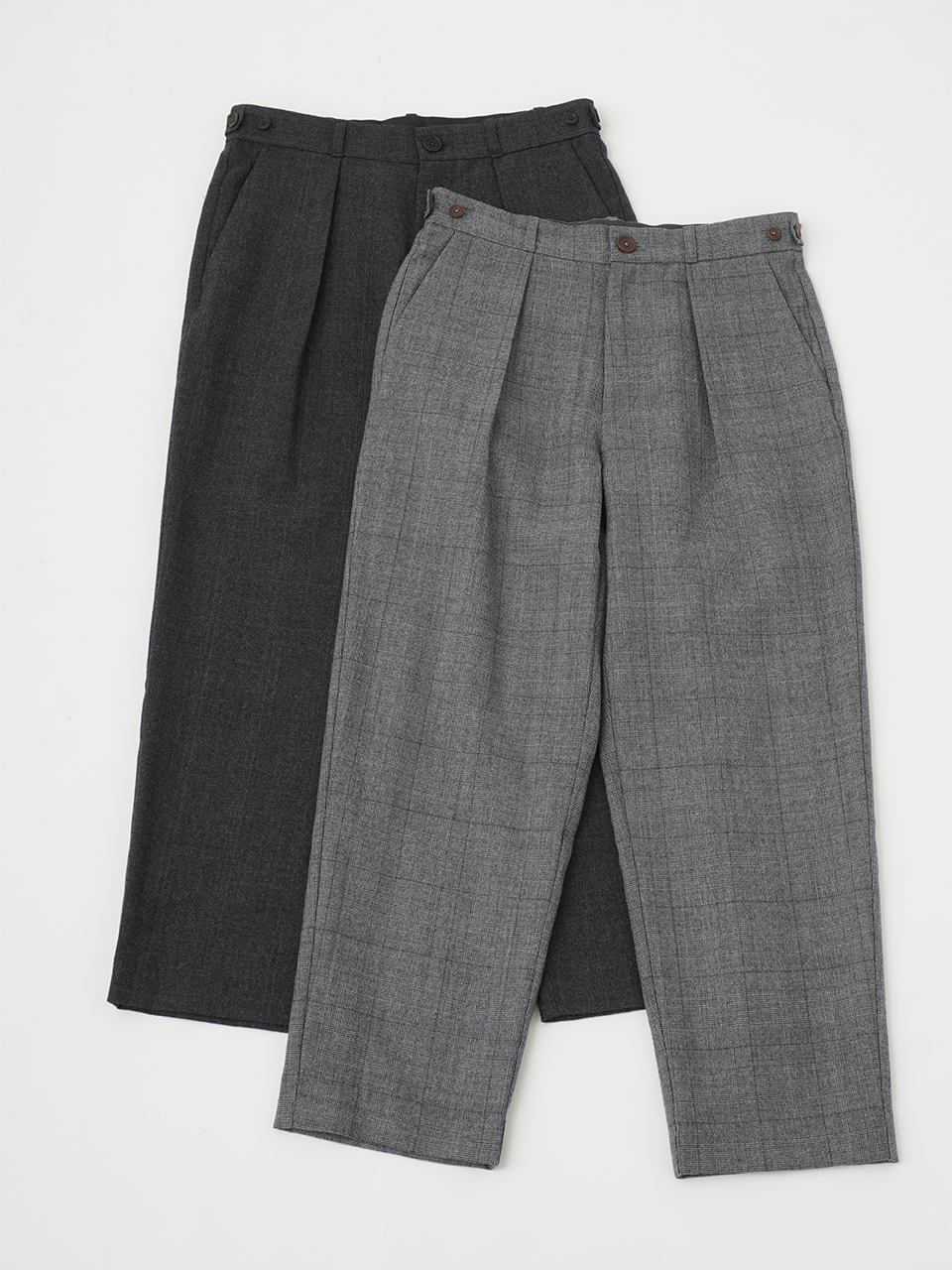 Spick and span  グレンチェック　テーパードパンツ Spick and span グレンチェック テーパードパンツ 楽天市場