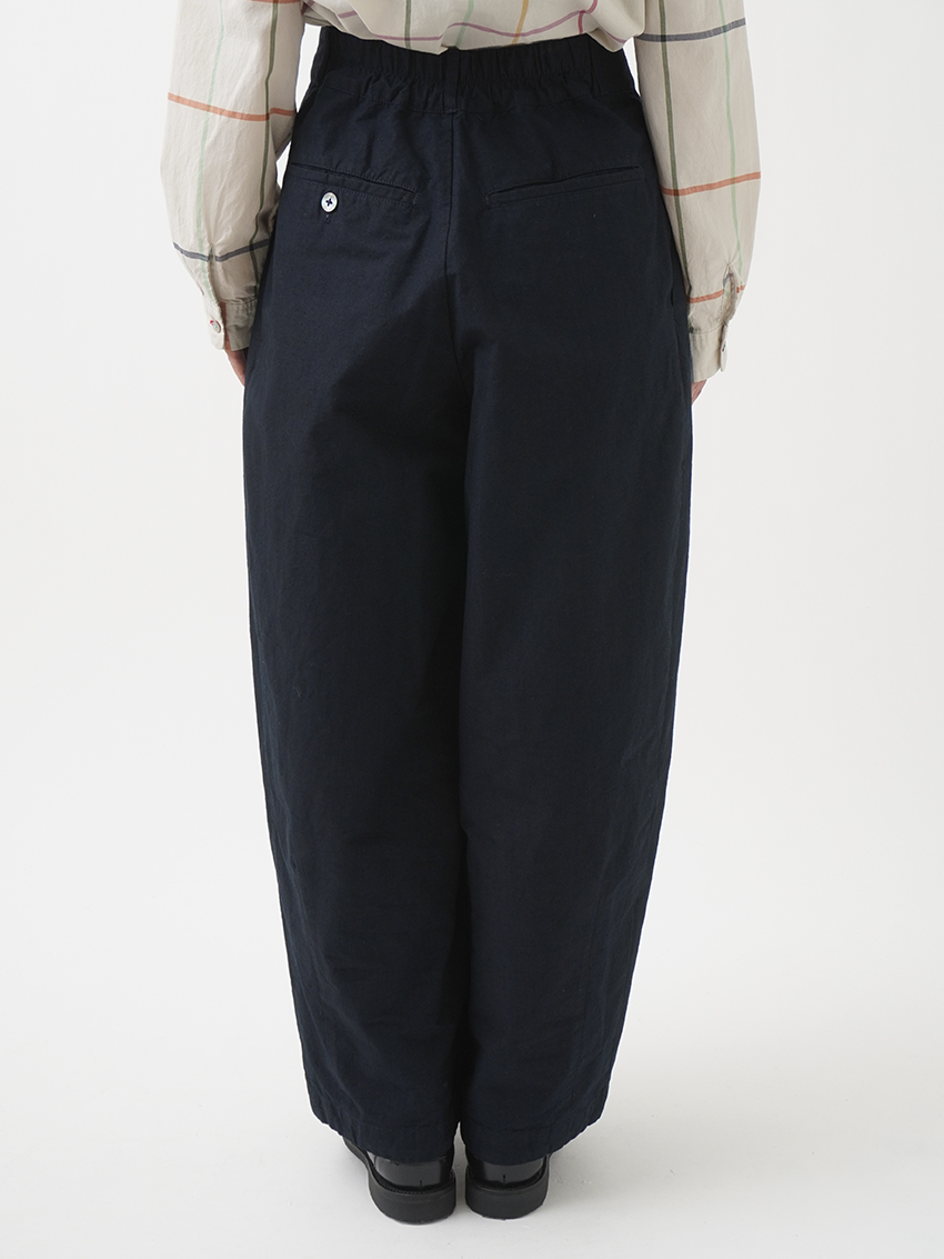 インディゴウェザー タックバルーンパンツ
