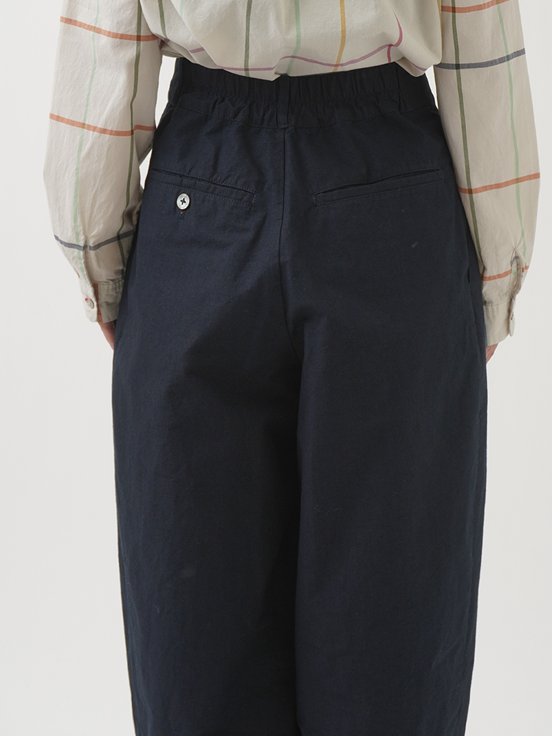 インディゴウェザー タックバルーンパンツ