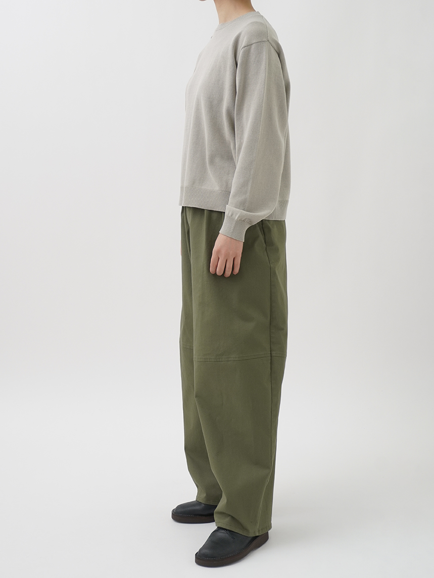 20チノラファーピーチ バルーンパンツ